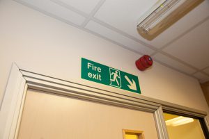 Fire Door Exit Sign