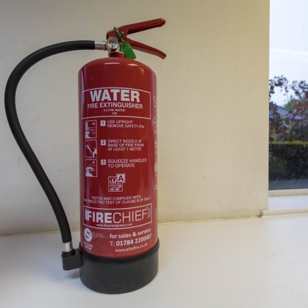 A water fire extinguisher