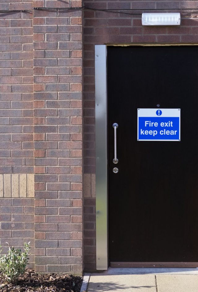 external fire door