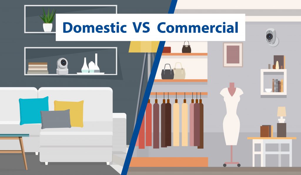 Commerical vs domestic CCTV - what is the difference