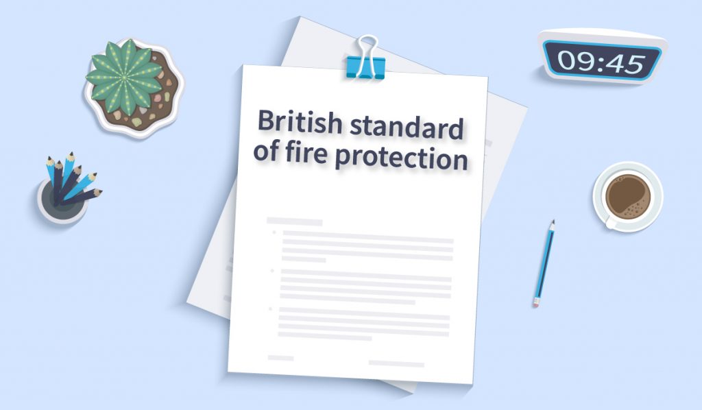 What is the British standard of fire protection